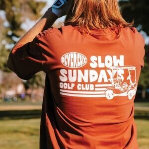 Devereux Slow Sundays Golf Tshirt NWT